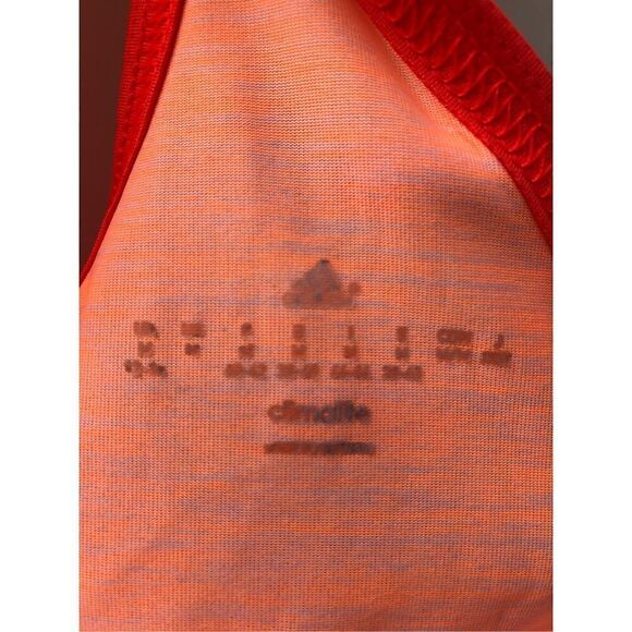 Adidas Racerback Tank Orange Size Medium (M) - Picture 4 of 7